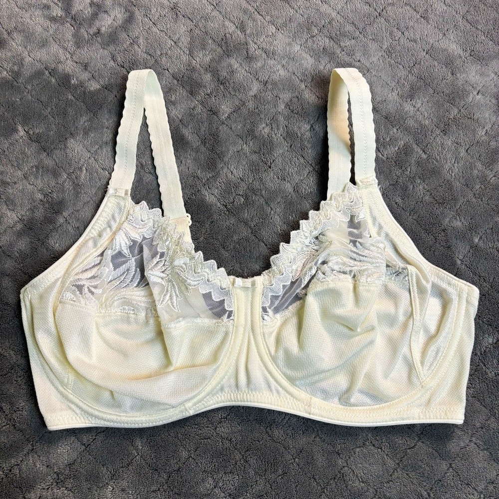 Chantelle Amazone Bra C21010 Ivory 34DD Full Coverage Underwire